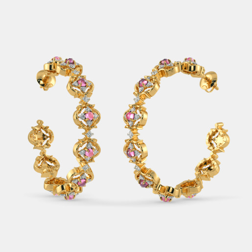 Hoops Earrings 100 Earring Designs Online In India 2018 The Finery Hoop Earrings
